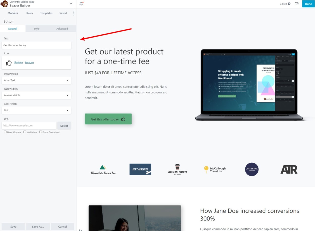 Personnalisation de l'interface