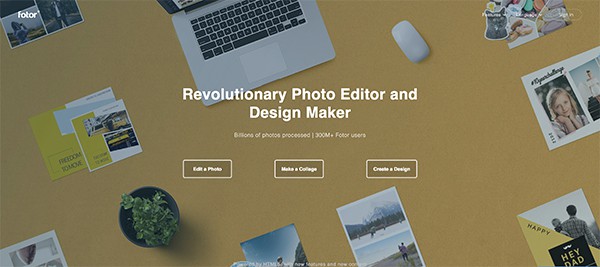 Editor foto online Fotor