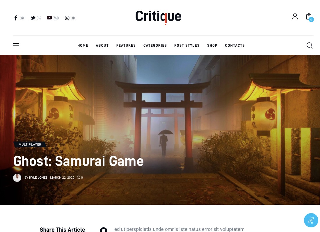 บทวิจารณ์ - นิตยสาร หนังสือพิมพ์ และบทวิจารณ์ WordPress Theme