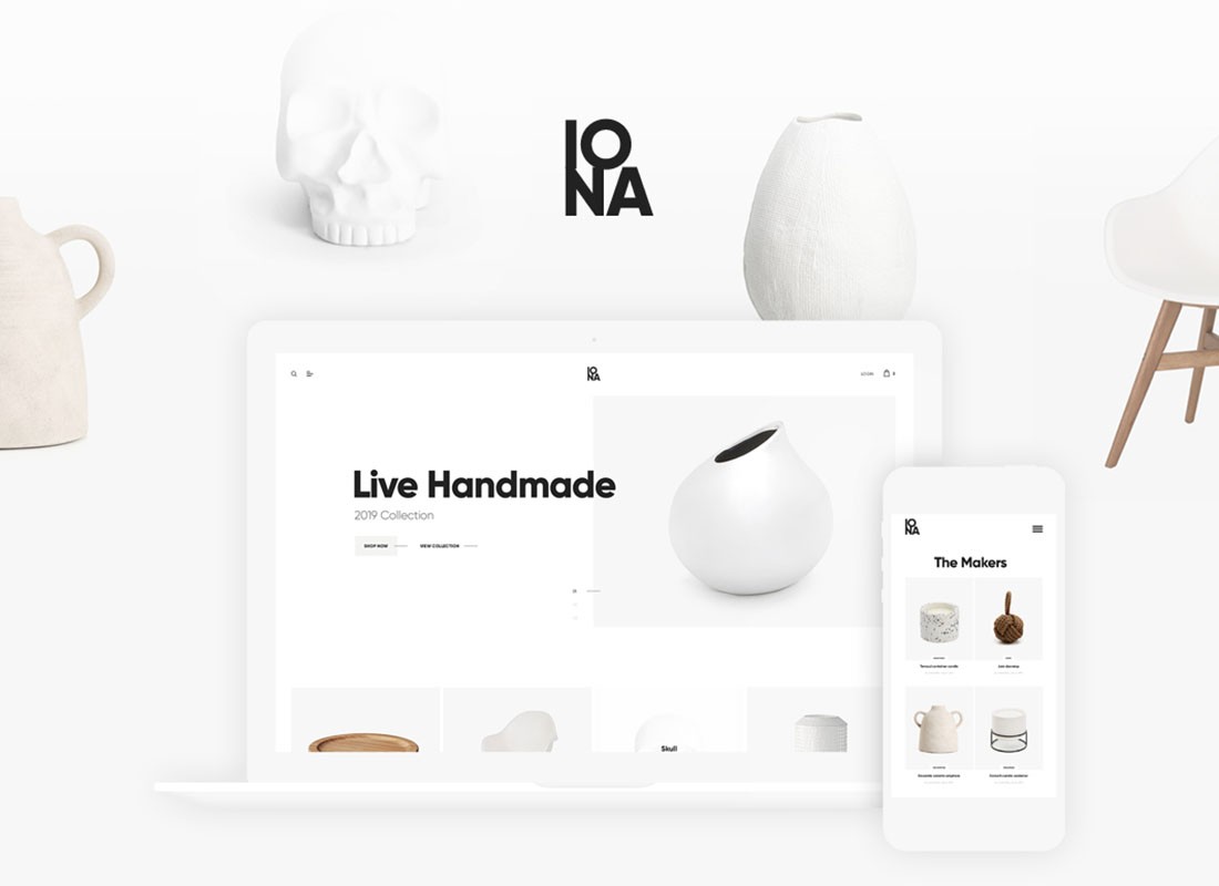 Iona - Motyw WordPress z rękodziełem i rękodziełem