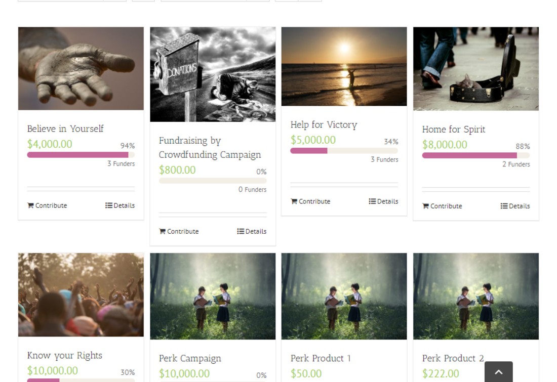 Funktionale WordPress Crowdfunding-Plugins