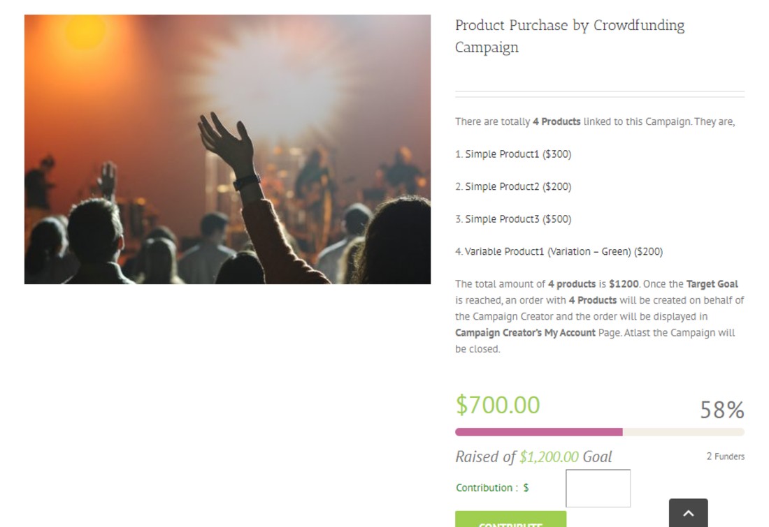 Minimalistische WordPress-Crowdfunding-Plugins
