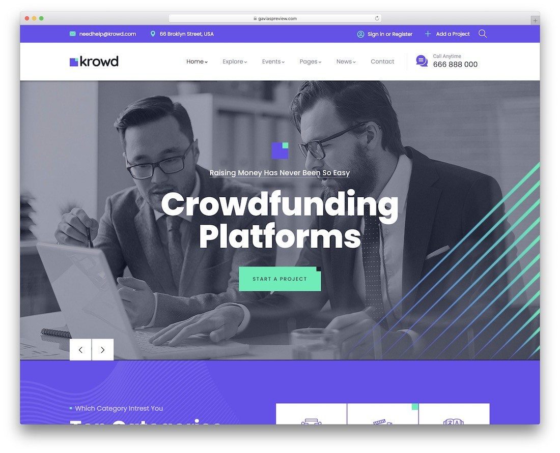 krowd التمويل الجماعي وورد الموضوع