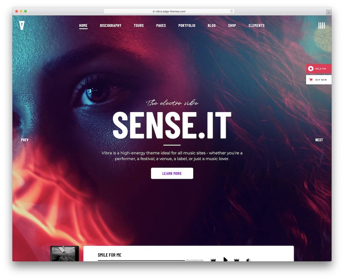tema vibra dj wordpress