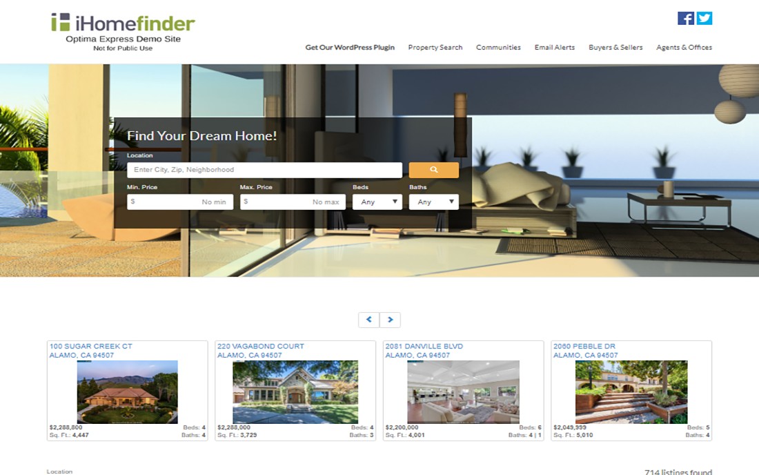 Duyarlı WordPress IDX Eklentisi