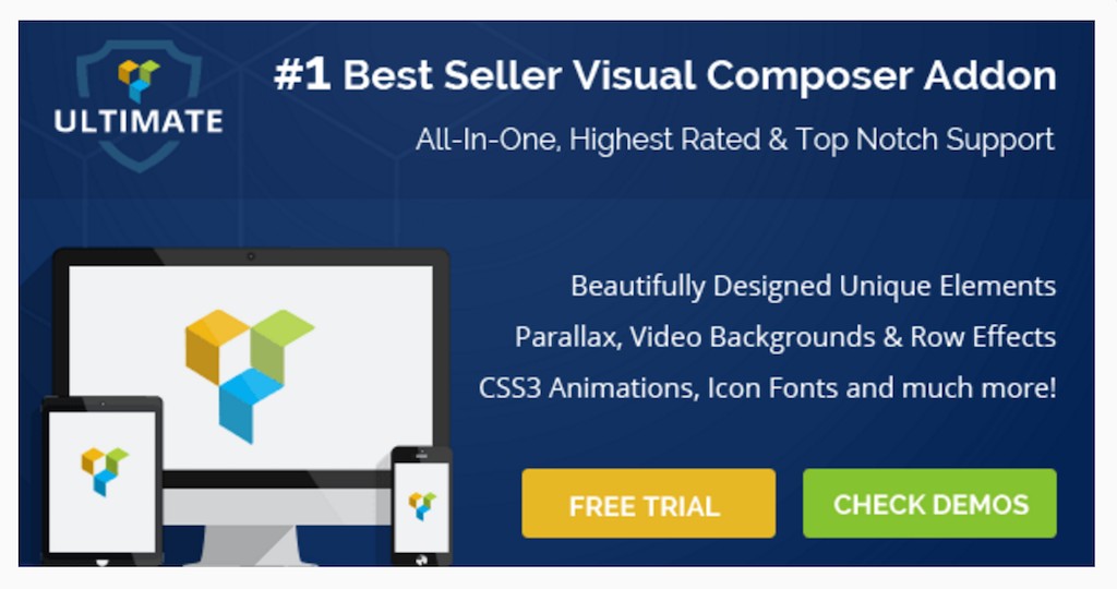 Addons Ultimate untuk WPBakery Page Builder WordPress