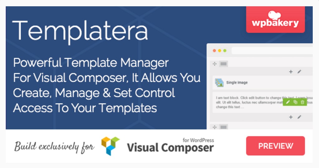 Templatera Template Manager untuk WPBakery Page Builder WordPress