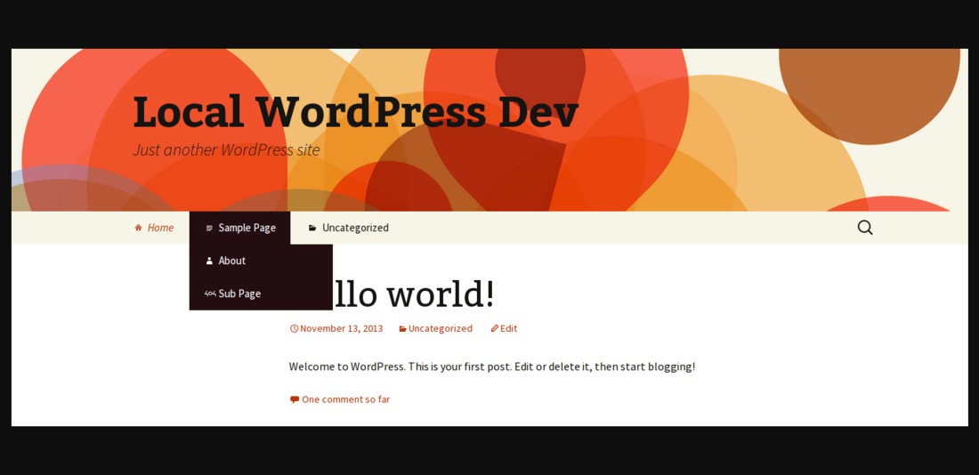 ThemeIsle WordPress 아이콘 플러그인 데모 페이지의 메뉴 아이콘