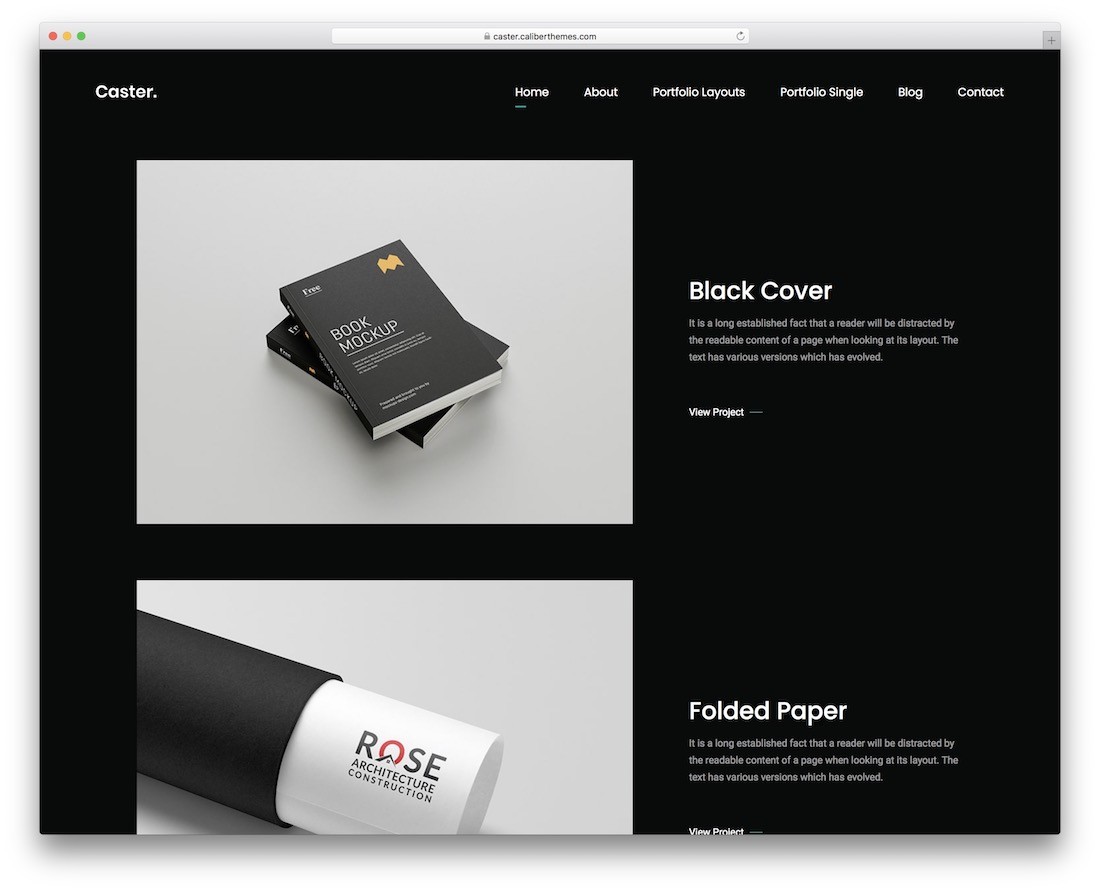 lanzador tema oscuro de wordpress