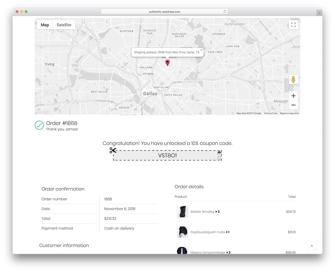 Плагин для настройки страницы благодарности woocommerce