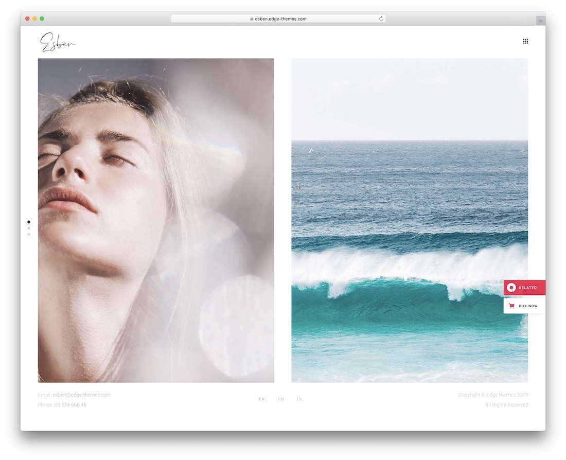 esben tema da galeria wordpress