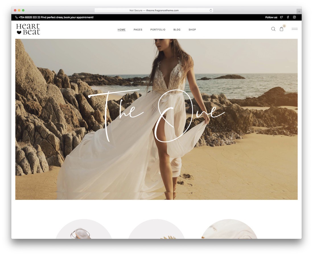 tema wordpress da sposa battito cardiaco