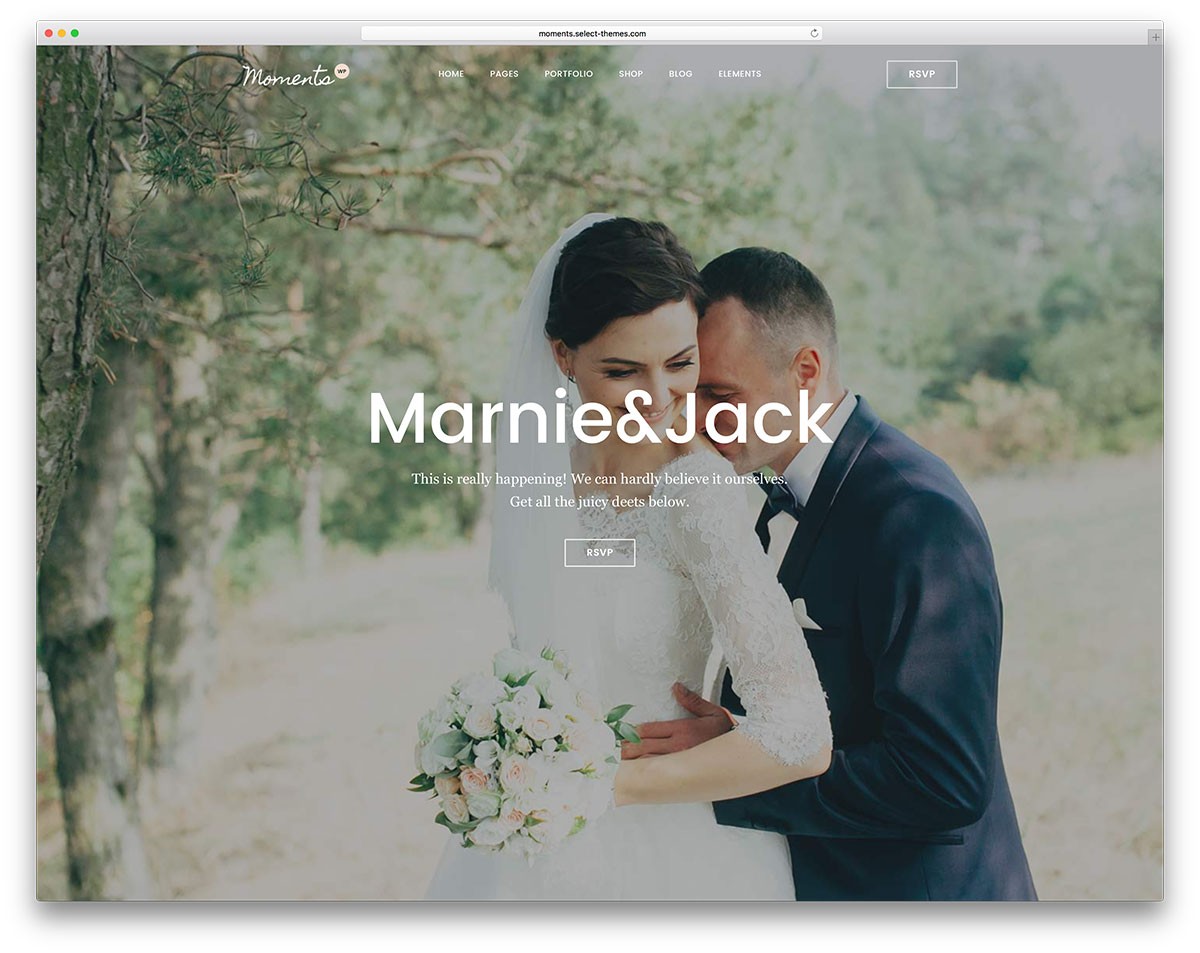 tema wordpress matrimonio moderno