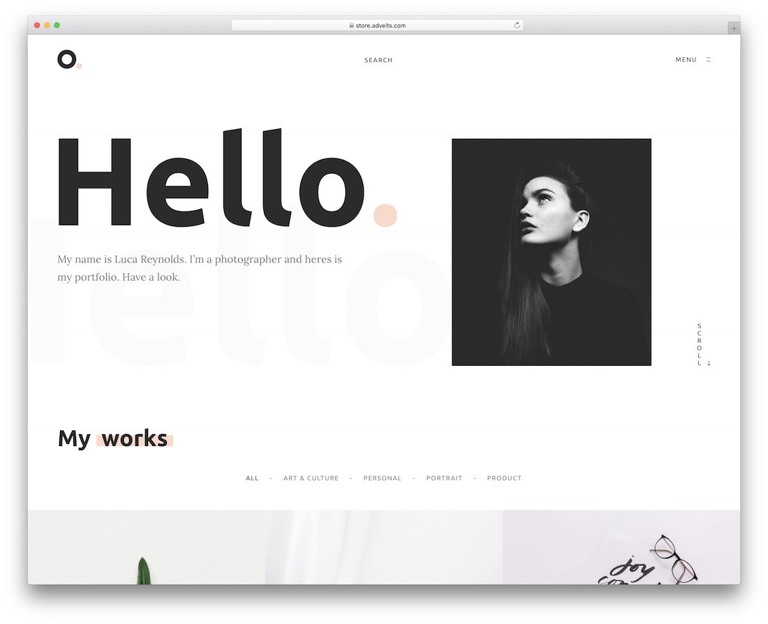 Тема WordPress для персонального брендинга Oxer