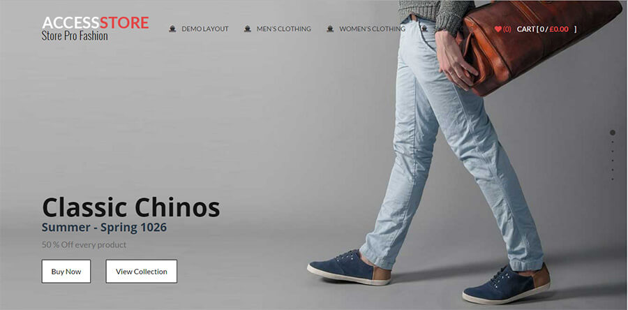 AccessPress Store Pro: tema WooCommerce WP perfetto APStore-parallaxlayout