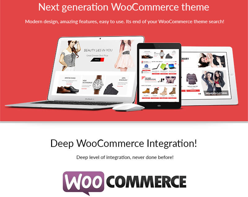 AccessPress Store Pro: tema WooCommerce WP perfetto deep-woocommerce-integration