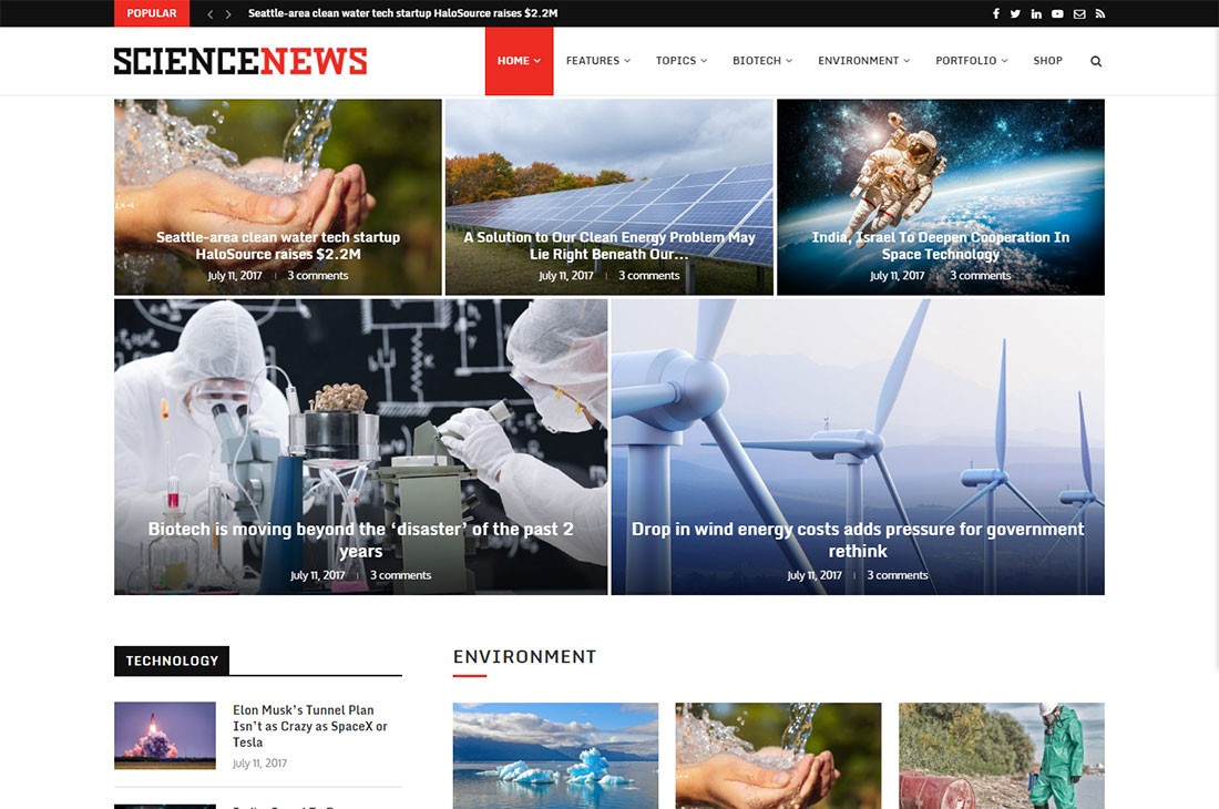 tema wordpress ilmu soledad