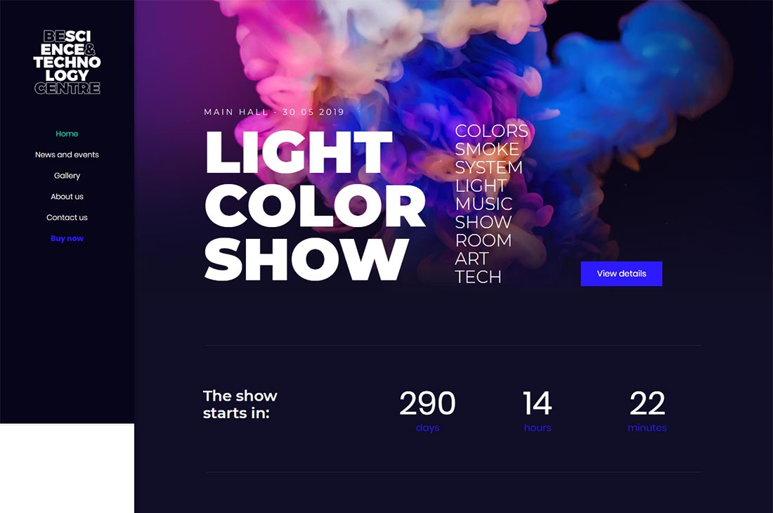 Tema wordpress sains BeTheme