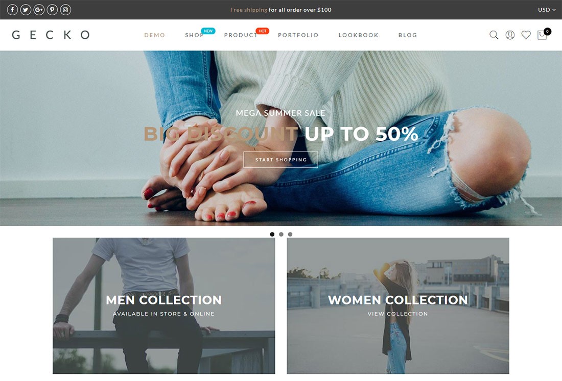 geco ajax woocommerce tema
