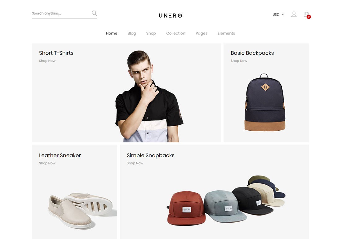 tema unero ajax woocommerce