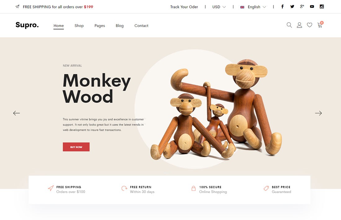 tema supro ajax woocommerce