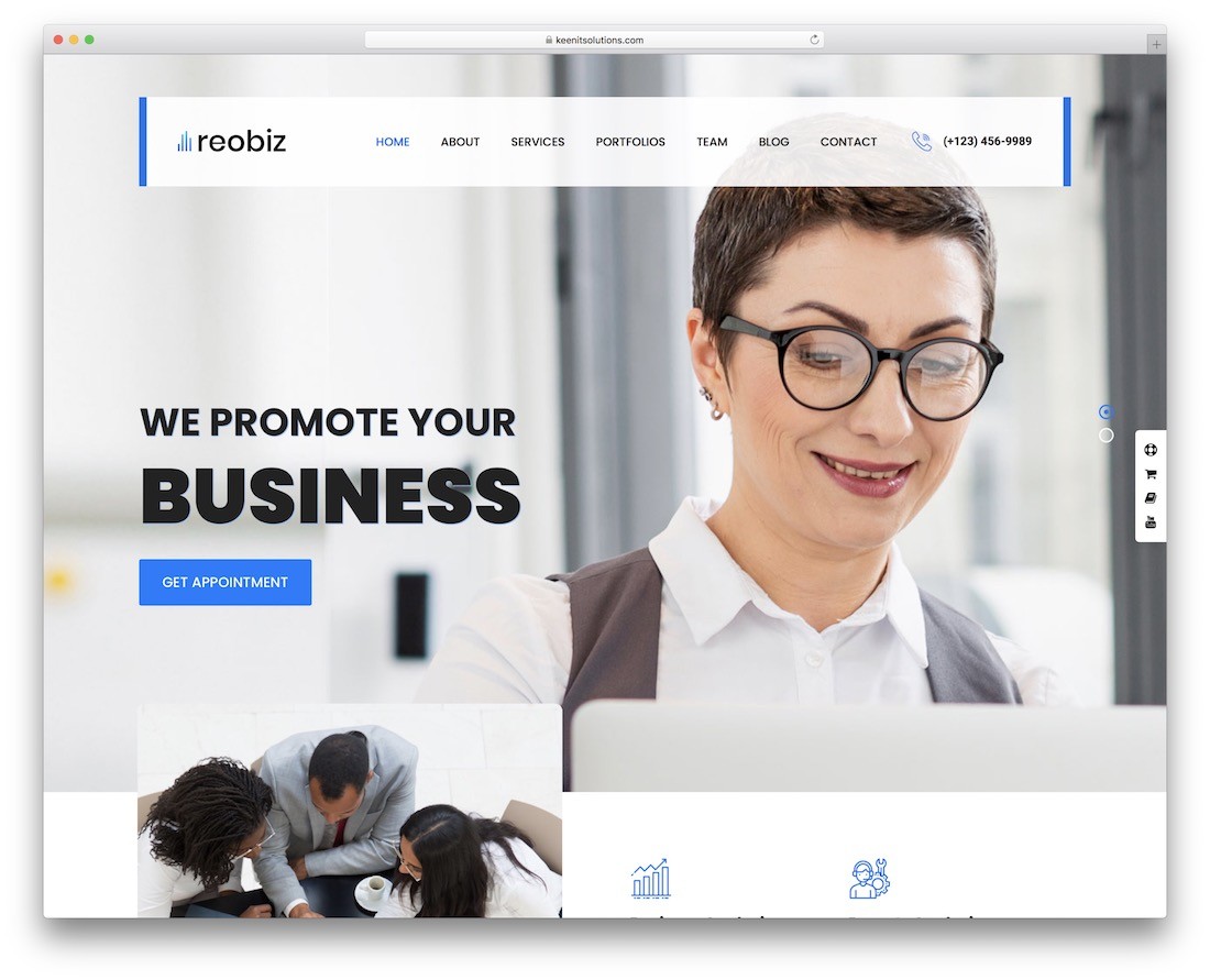 tema wordpress reobiz
