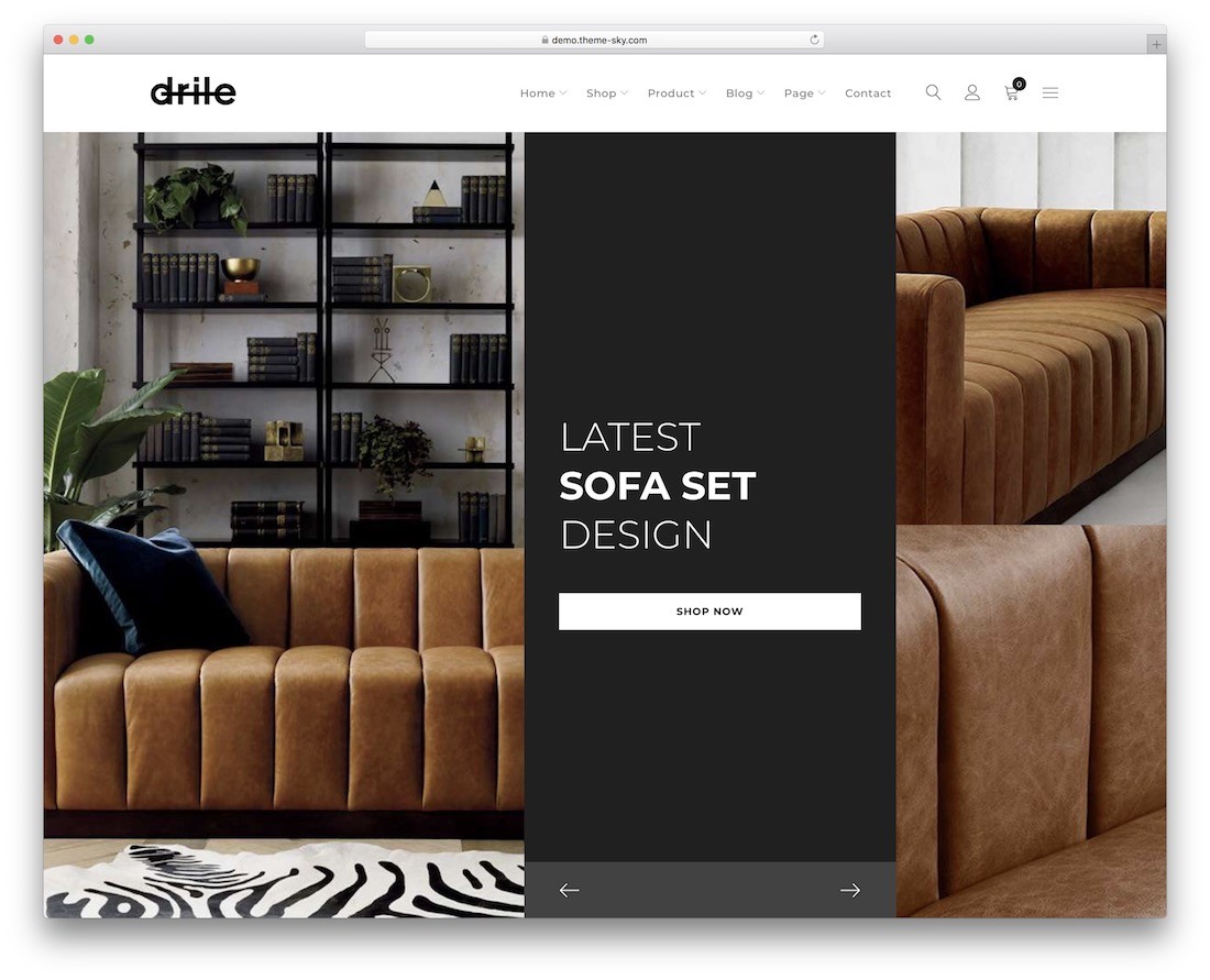 drile Möbel WordPress-Theme