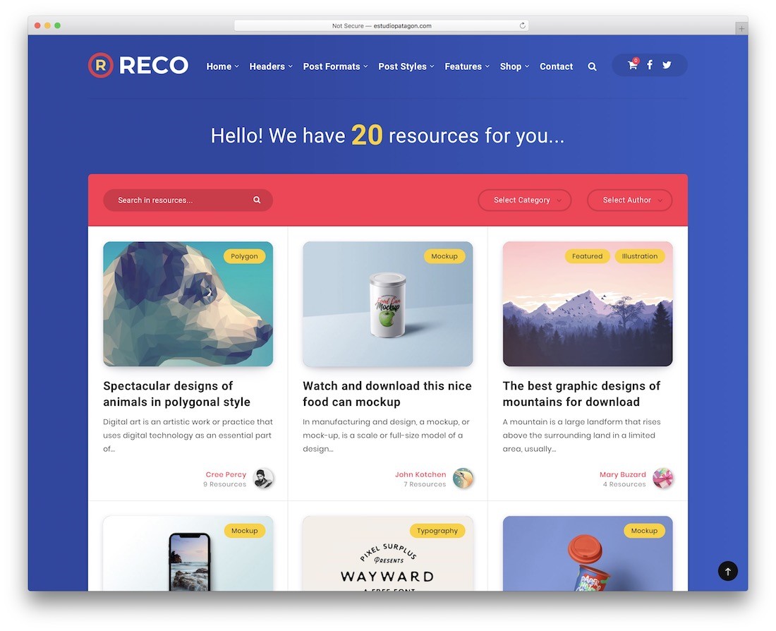 reco простая цифровая тема загрузки