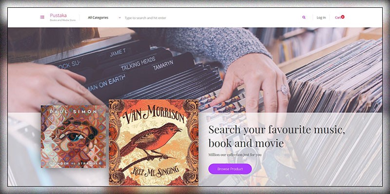 Pustaka - Tema WooCommerce Untuk Toko Buku