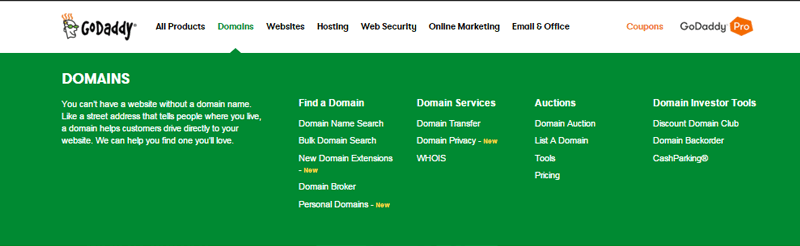 Una guida completa a WordPress per principianti Godaddy domain