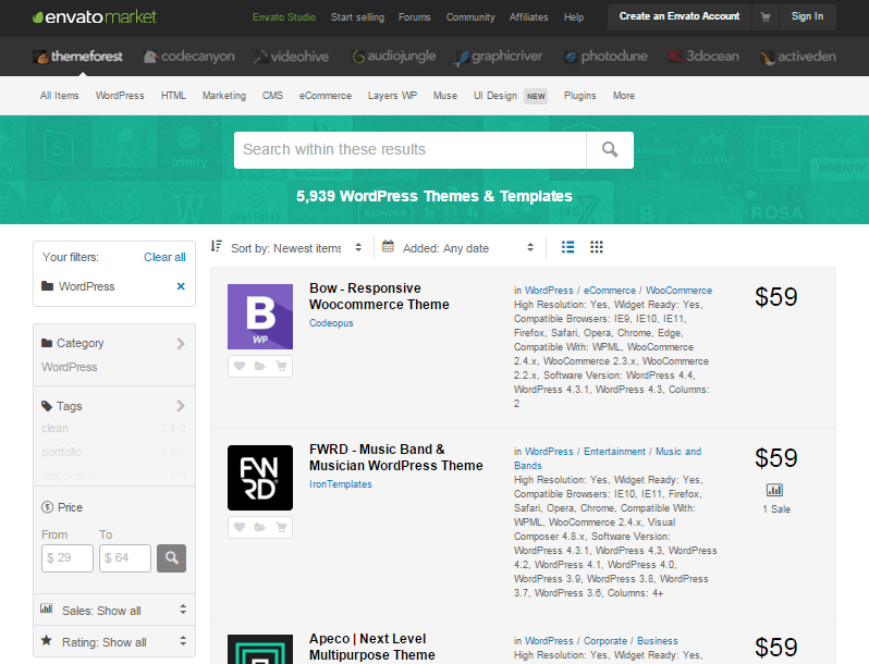 Una guida completa a WordPress per principianti premium themes