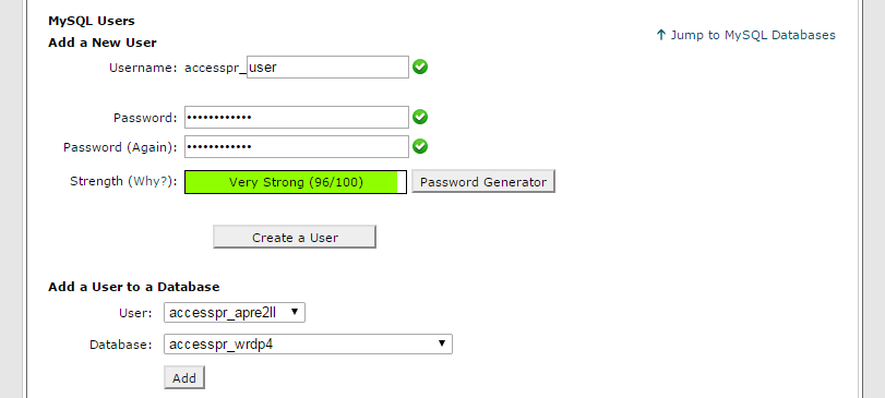 Una guida completa a WordPress per principianti msql-user
