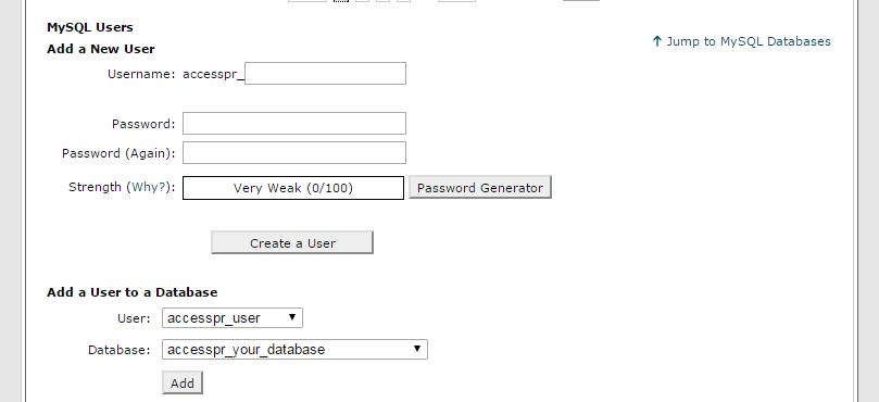 Una guida completa a WordPress per principianti adduser-to-database