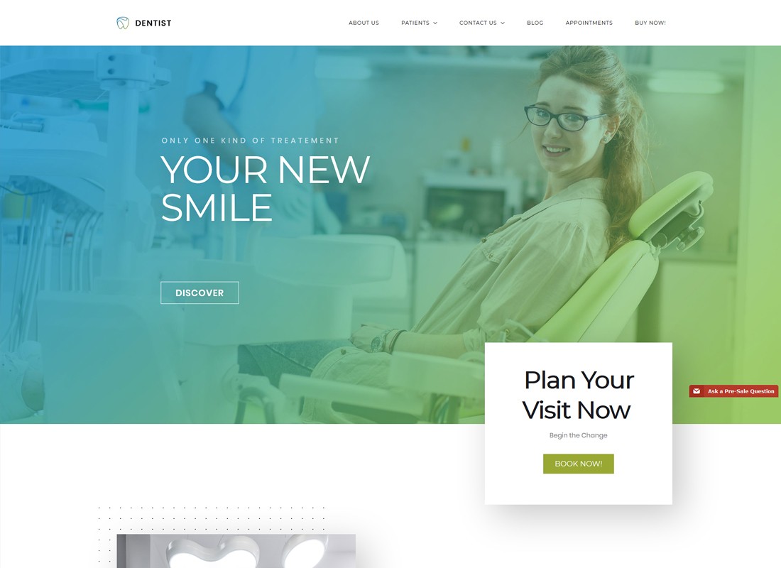 dentista | Dentista, Hospital médico Tema de WordPress