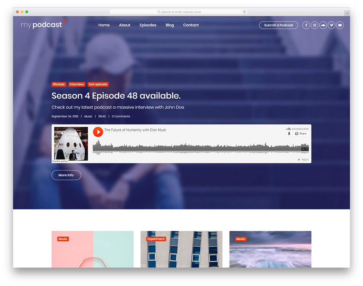 mypodcast 免費模板