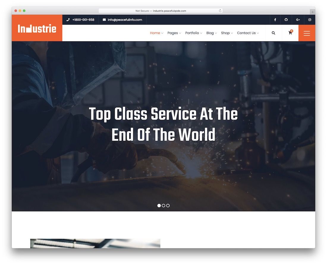 行業 wordpress 主題