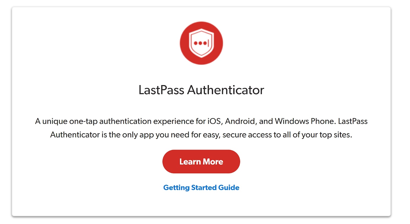 يناقش موقع LastPass تطبيق المصادقة الخاص به