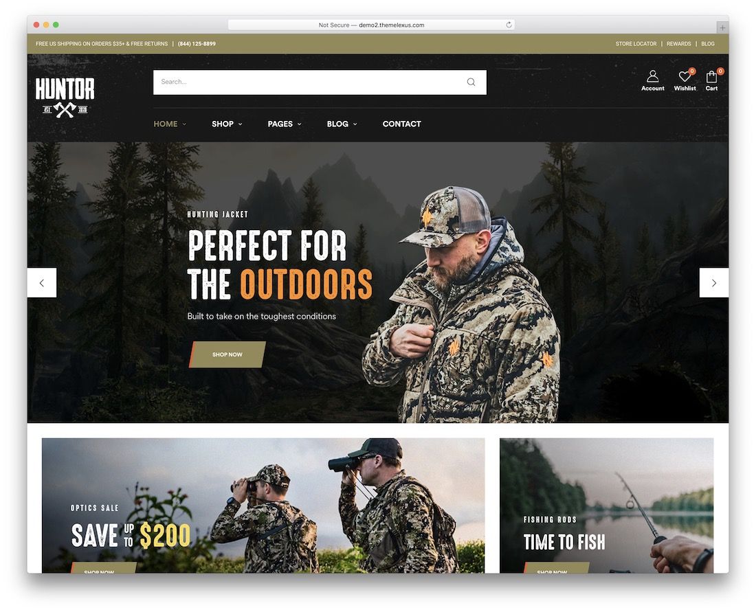 Jäger jagen WordPress-Theme