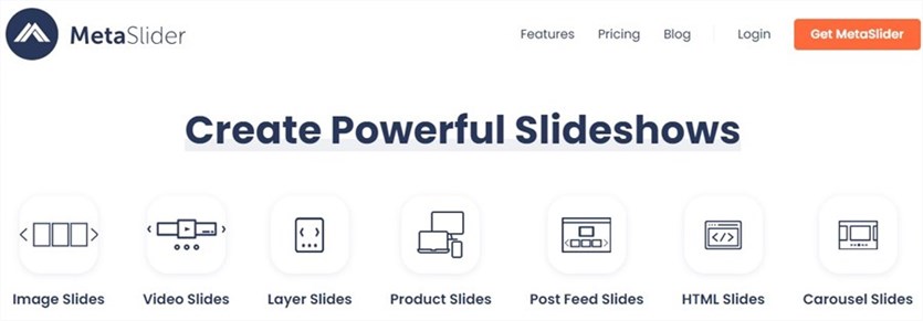 Plugin MetaSlider WordPress per le immagini