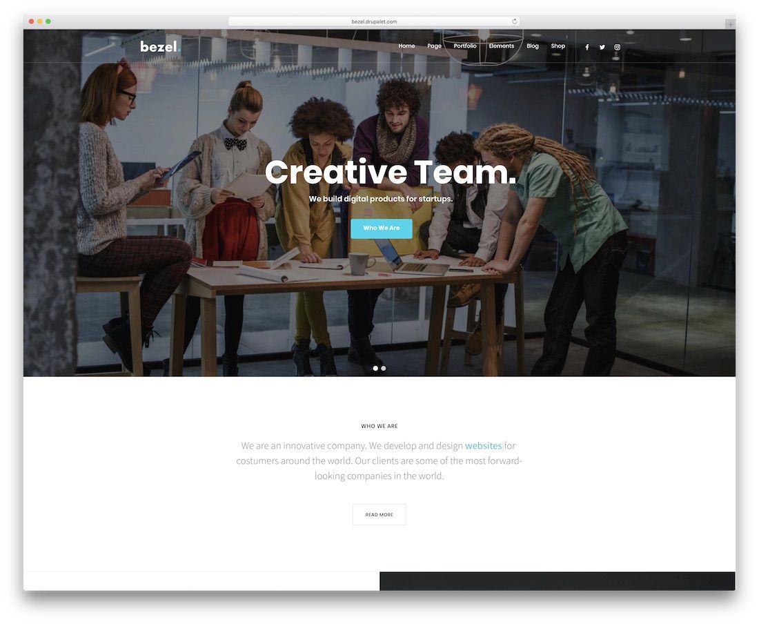 çerçeve drupal iş şablonu