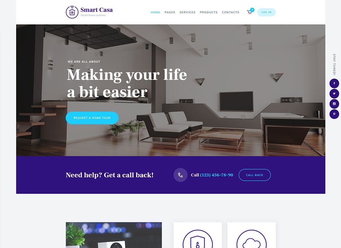 Smart Casa - Motyw WordPress i automatyka domowa