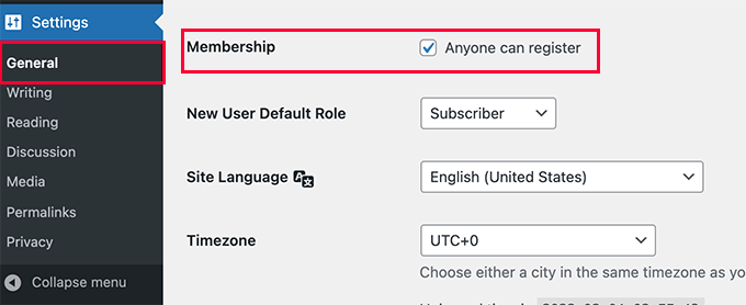 WordPressでユーザー登録を開く Open user registration in WordPress