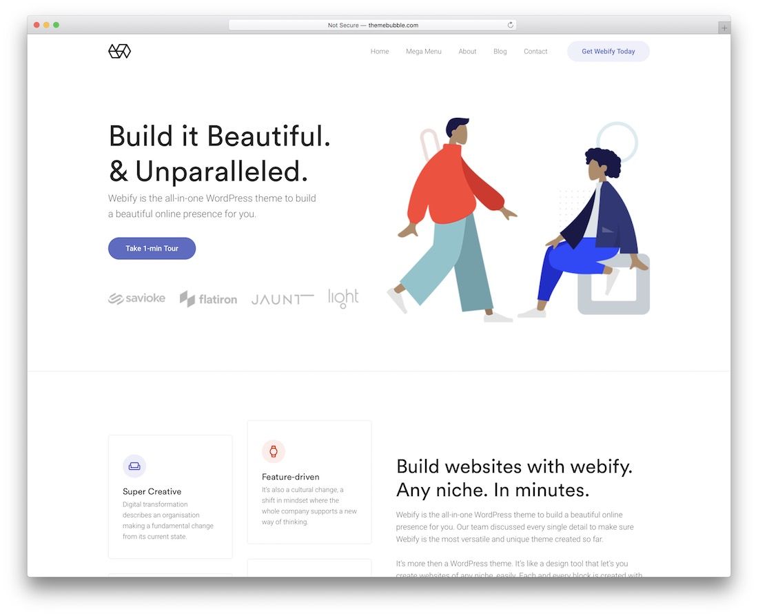 webify 快速加載 wordpress 主題