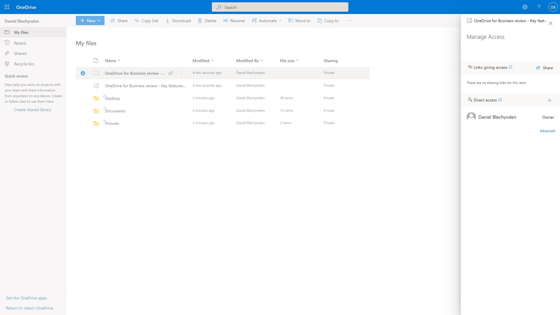 OneDrive Entreprise