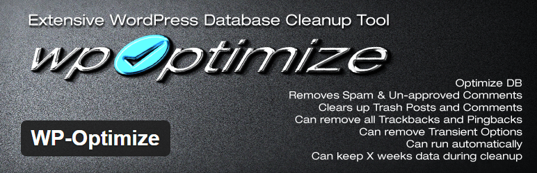 Come velocizzare il tuo sito WordPress - Suggerimenti per l'ottimizzazione WP Optimize-WordPress-Plugin