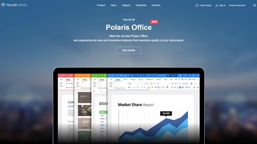 PolarisOfficeのホームページ