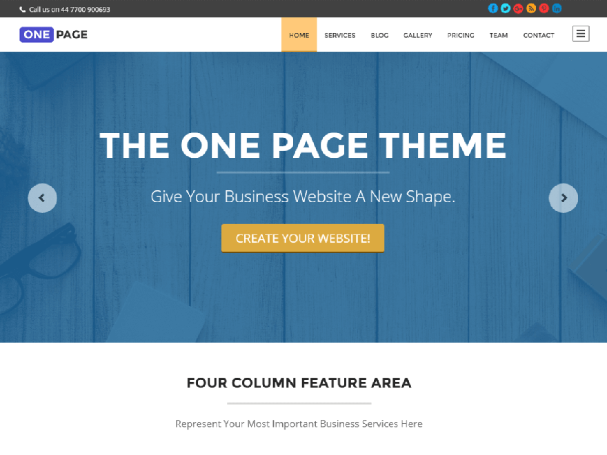 21+ I migliori temi e modelli WordPress gratuiti per una pagina del 2022 one-page