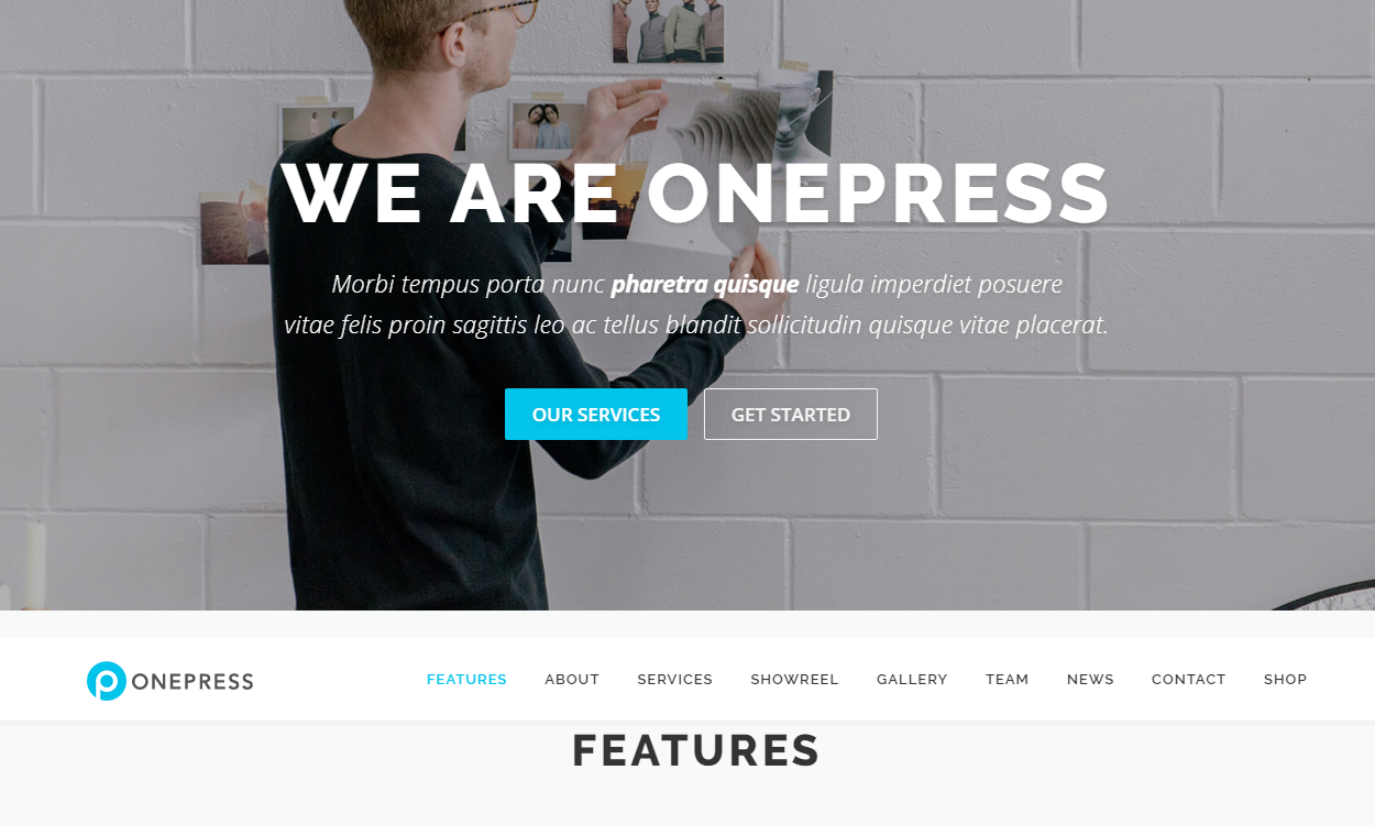 21+ I migliori temi e modelli WordPress gratuiti per una pagina del 2022 OnePress