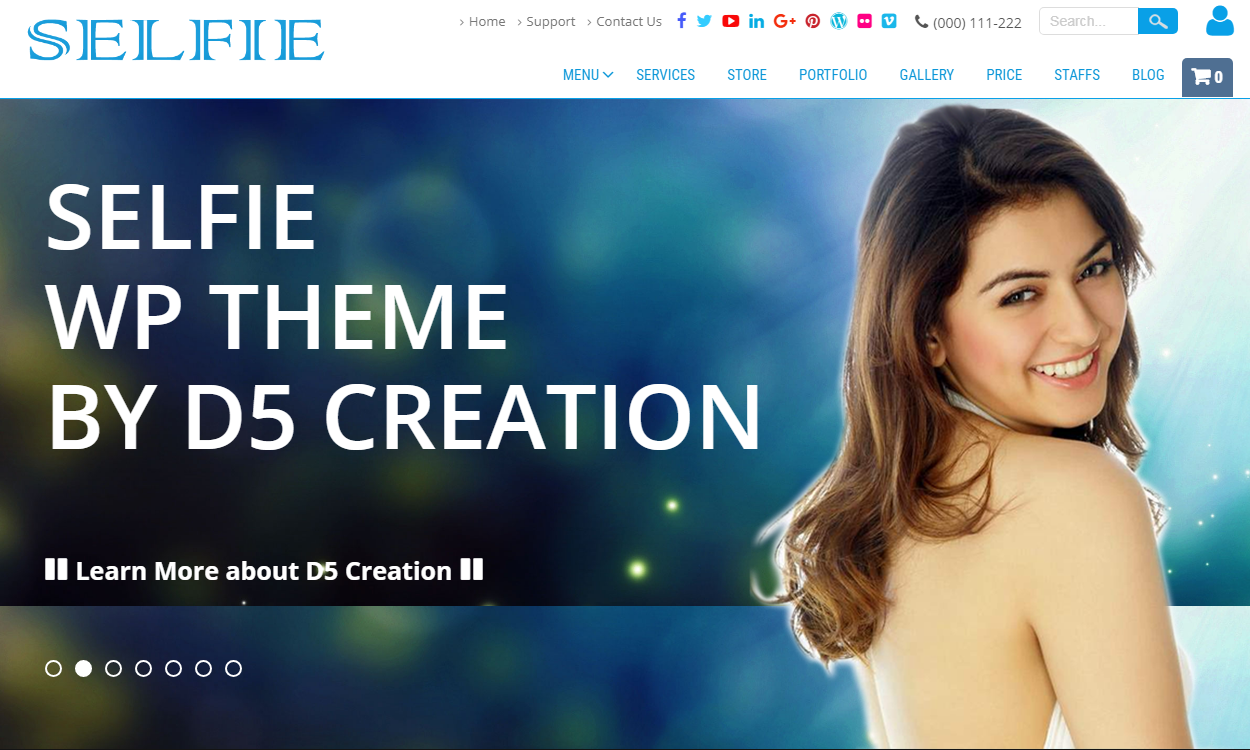 21+ I migliori temi e modelli WordPress gratuiti per una pagina del 2022 Selfie