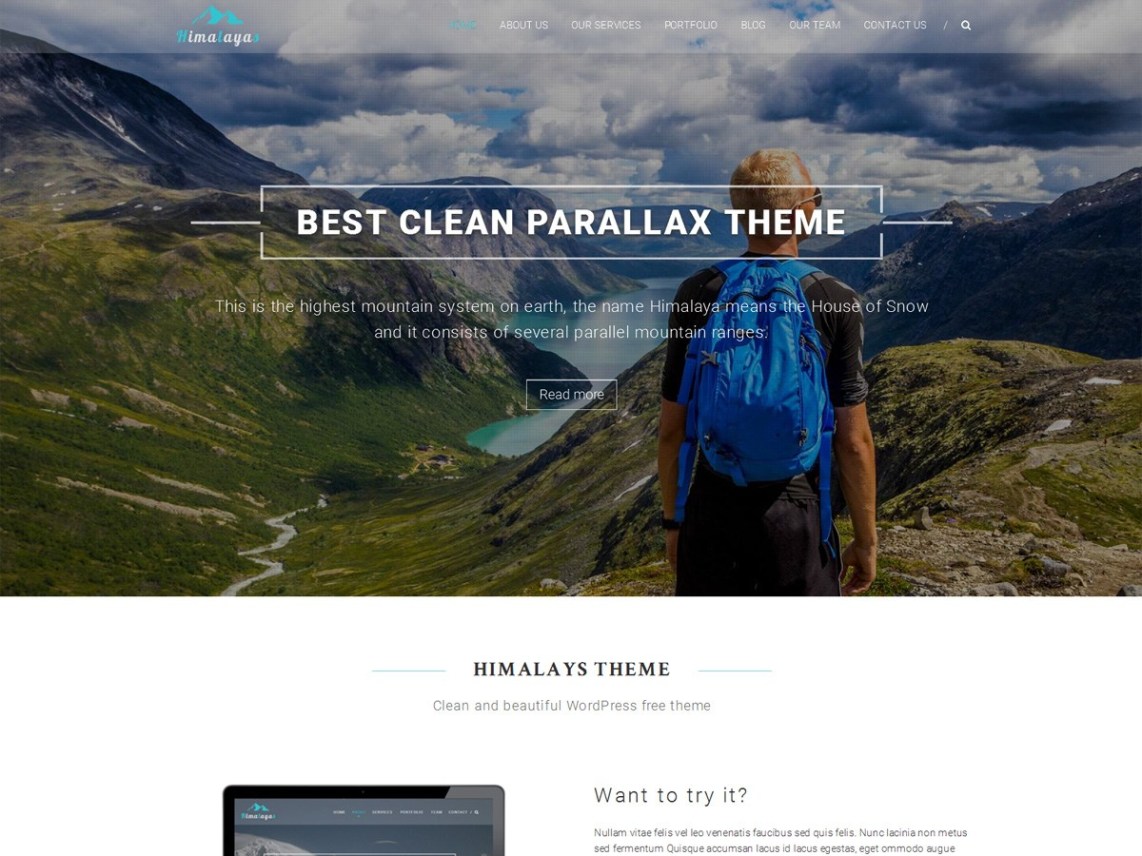 21+ I migliori temi e modelli WordPress gratuiti per una pagina del 2022 Himalayas